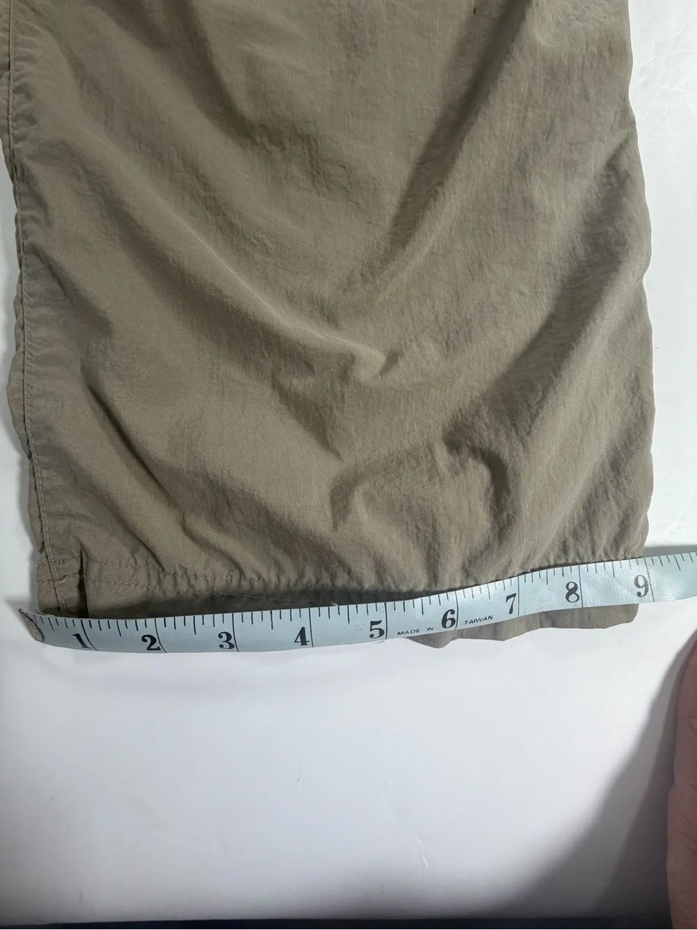 The North Face Cargo Hiking Pants Men’s Large Khaki Nylon Outdoor Travel